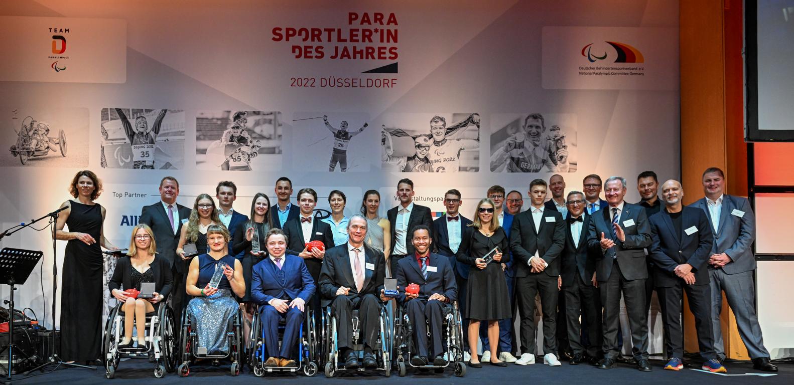 Gruppenfoto der Para Sportlerinnen des Jahres Foto Ralf Kuckuck DBS 79187